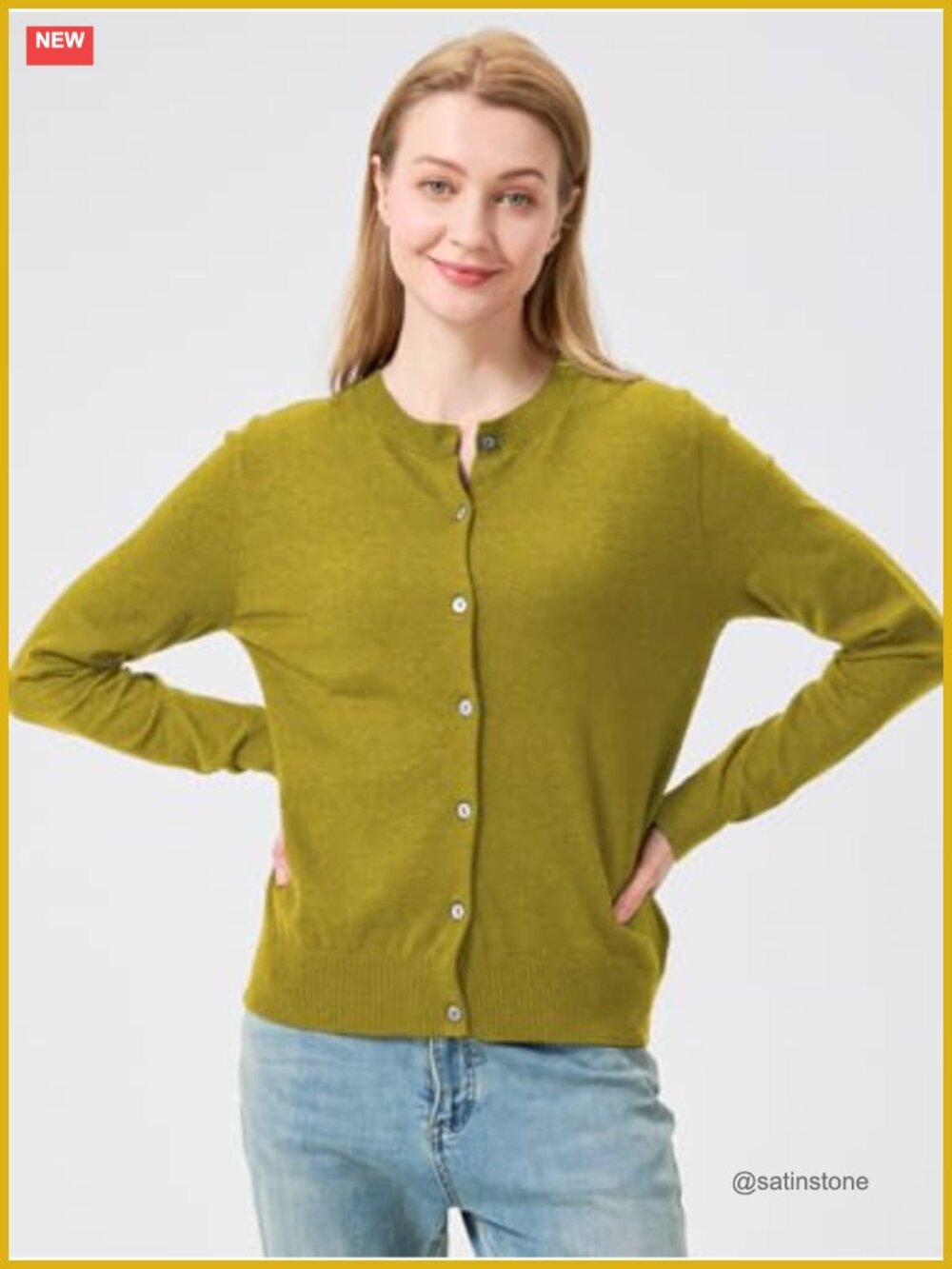 Womens Fall Lightweight Button Down Long Sleeve Cardigan Sweater - Picture 4 of 6